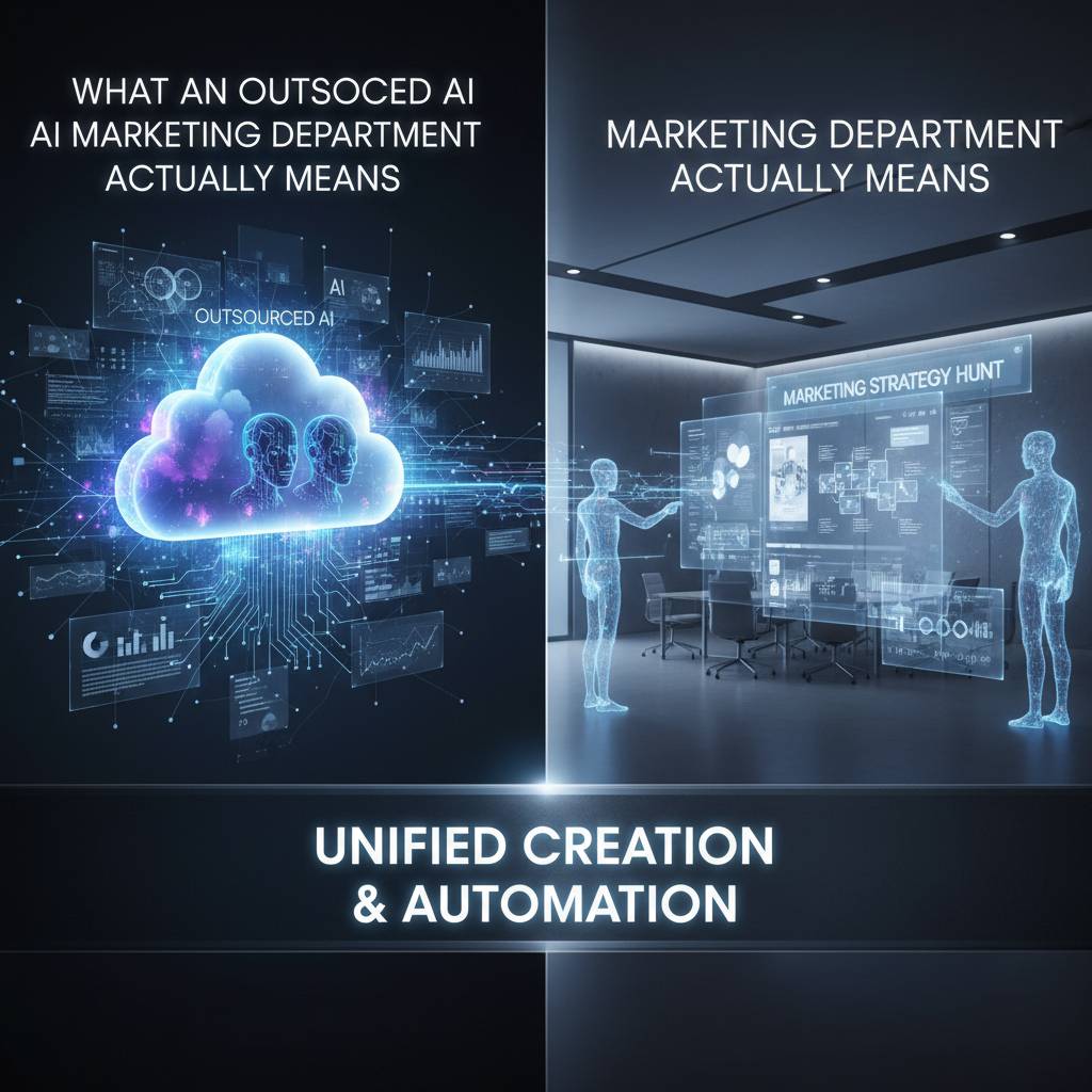 What an Outsourced AI Marketing Department Actually Means