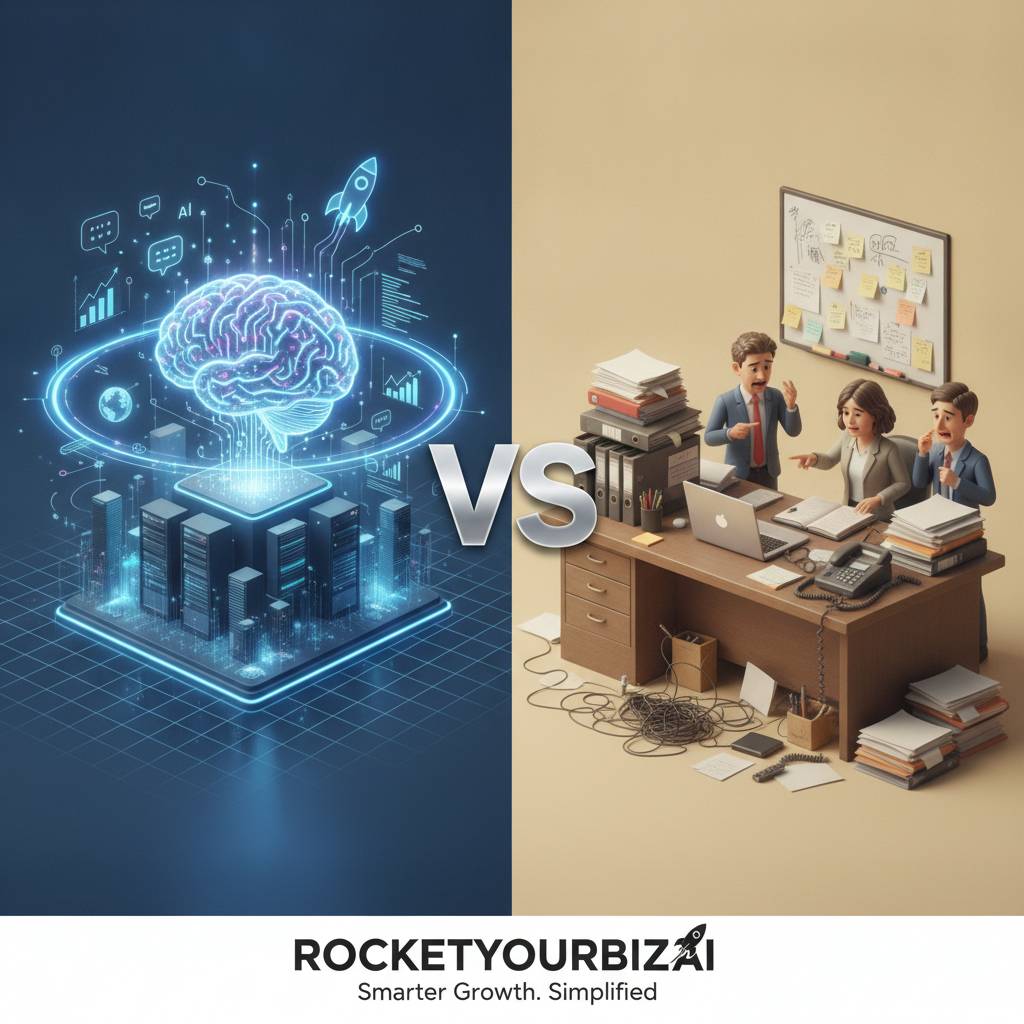 AI vs Traditional Marketing Agency for Small Business